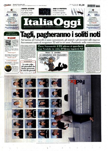 Italia oggi : quotidiano di economia finanza e politica